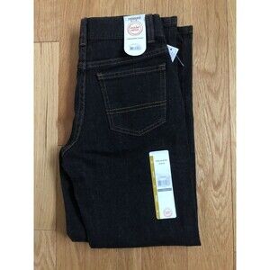 Boys Wonder Nation Relaxed Fit Husky Adjustable Waist Black Jeans Size 10 NWT